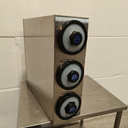 Distributeur de gobelets San Jamar pour gobelets de +/- 8 cm de diamètre